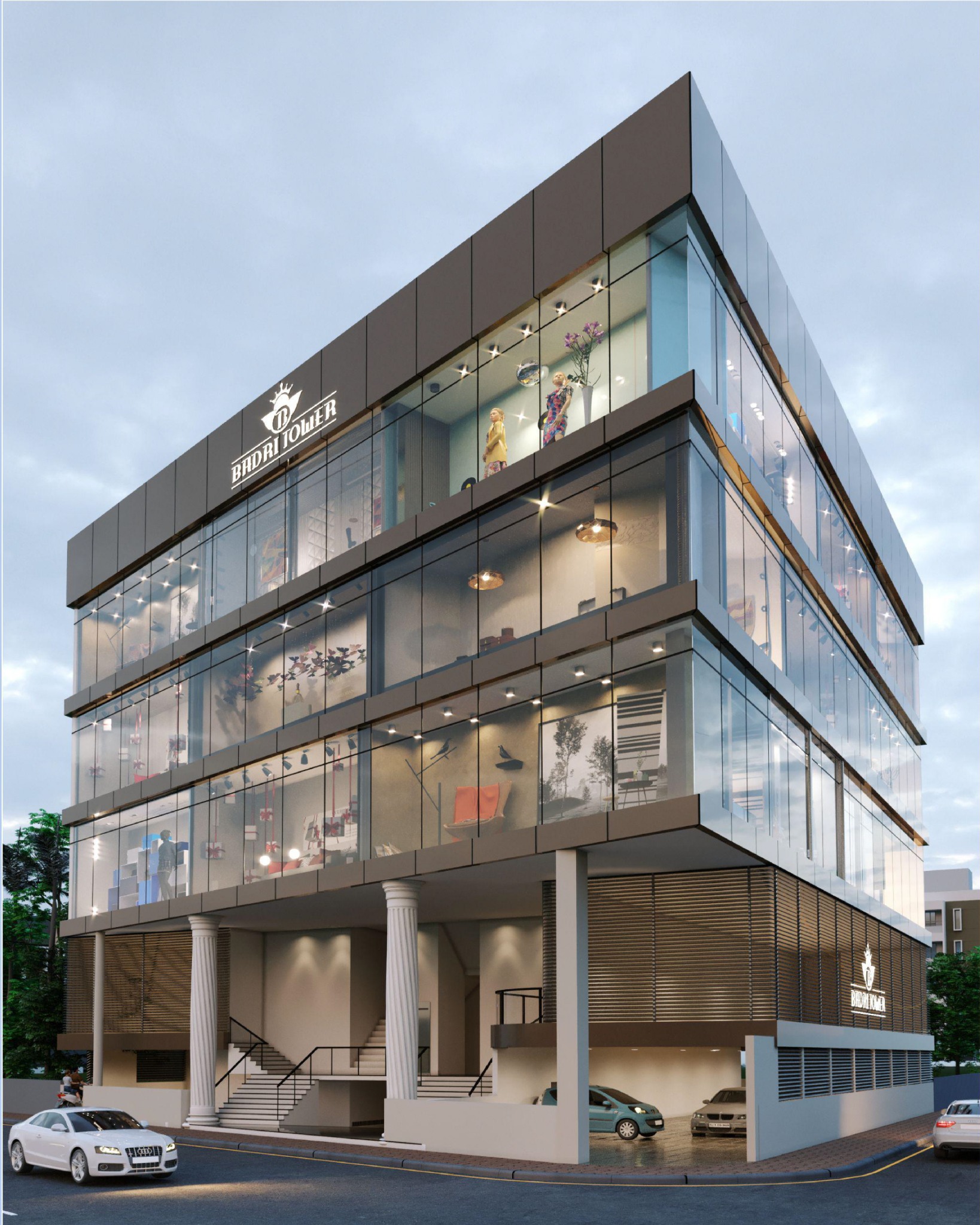 Badri Tower exterior